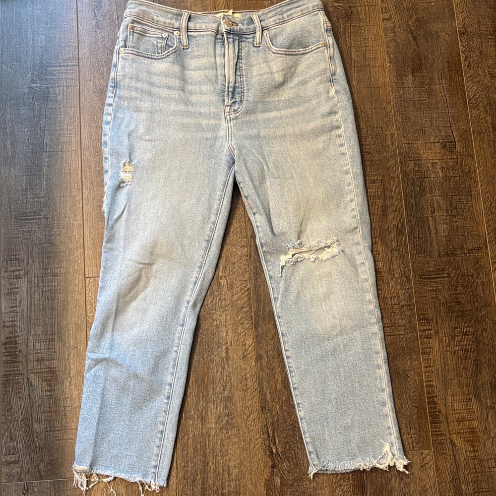 Madewell The Petite Perfect Vintage Jean in Coffey Wash: Worn-In Edition